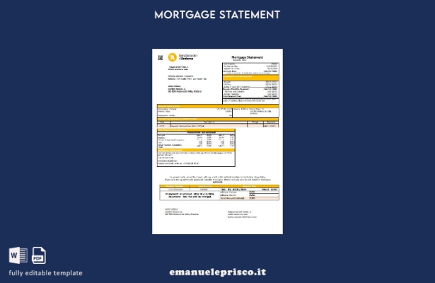 modello di estratto conto mutuo bancario Andorra BancSabadell d'Andorra in stile